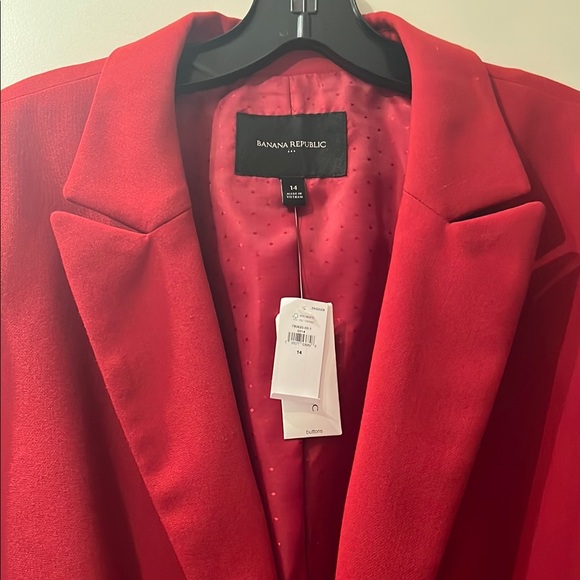 Banana Republic Factory Scarlet Blazer